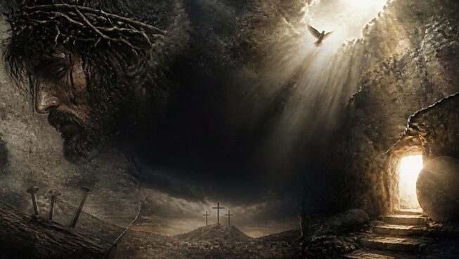 The suffering servant - nails - the cross - the empty tomb